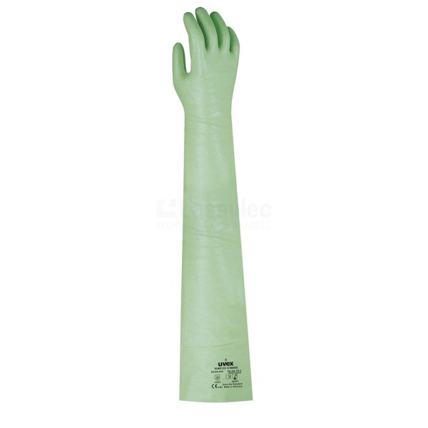 Handschoen Uvex Rubiflex S NB80S 11 licht groen 80cm