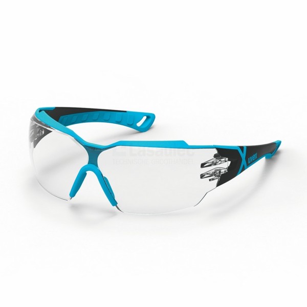 Veiligheidsbril Uvex Pheos CX2 9198.256 zwart/blauw/transparant