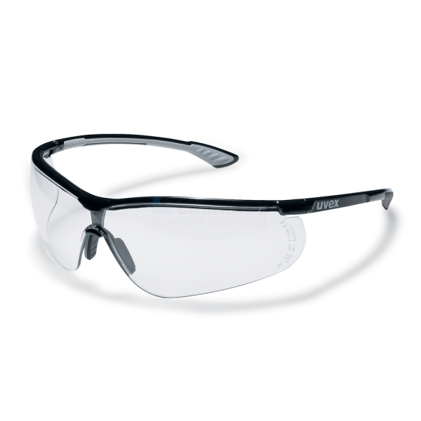 Veiligheidsbril Uvex Sportstyle 9193-080 zwart/grijs/transparant