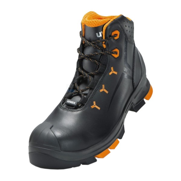 Veiligheidsschoen Uvex 2 6503.1 43 zwart/oranje hoog S3