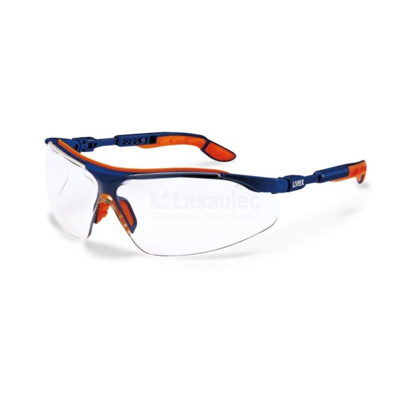 Veiligheidsbril Uvex i-vo 9160 065 blauw/oranje/transp. PC