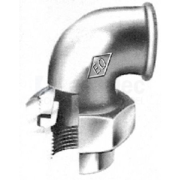 Kniekoppeling Malleable 96 2,1/2" geg. gietijzer bi.dr.BSP