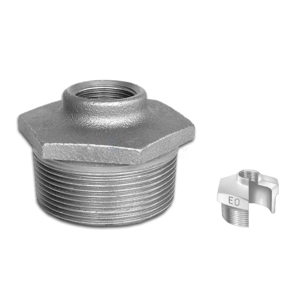 Verloopring Malleable 241 3/4"x3/8" geg. GY bu.dr.xbi.dr.BSP