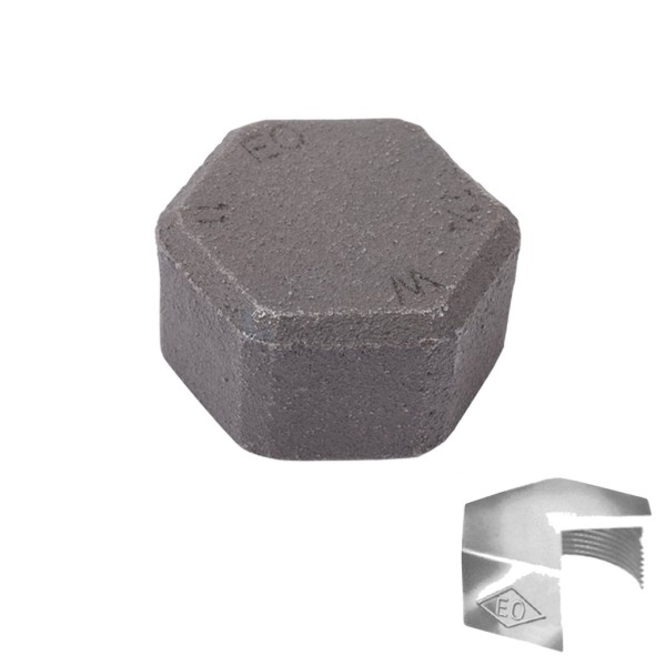 Dop Malleable 300 1,1/4" geg gietijzer bi.dr.BSP