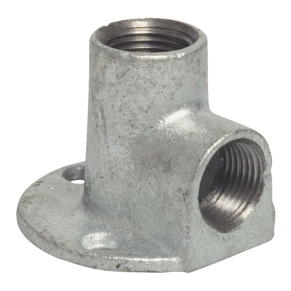 Muurplaat Malleable 471 3/4" gietijzer bi.dr 3/4 BSP, bi.dr 3/4