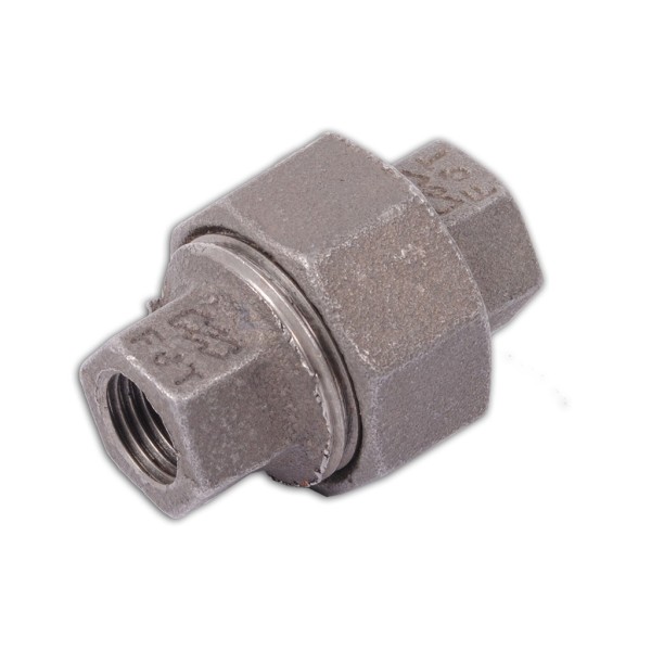 Koppeling Malleable 340 1/2" zwart smeedstaal bi.dr.BSP