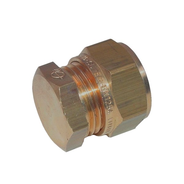 Eindkoppeling VSH S1206-klem 28mm CuZn