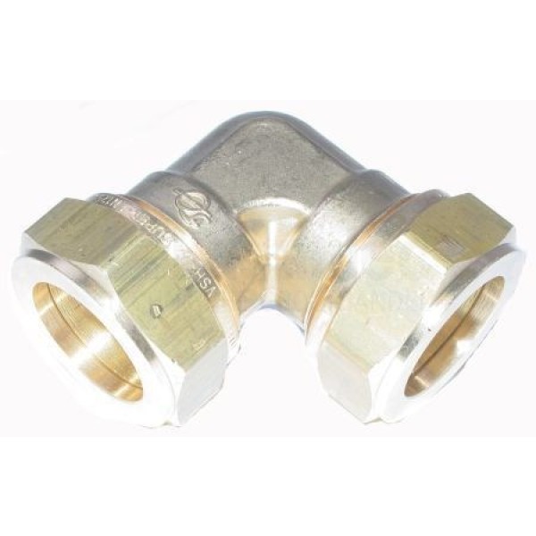 Kniekoppeling VSH S1210-klemxklem 28x28mm CuZn