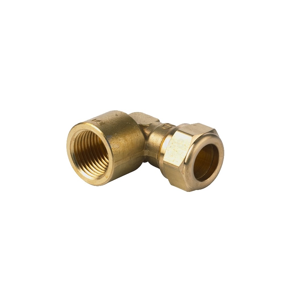 Kniekoppeling VSH S1214-klemxbin. 15mmx3/8" CuZn BSP