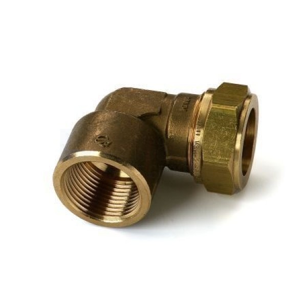 Kniekoppeling VSH S1214-klemxbin. 22mmx3/4" CuZn BSP