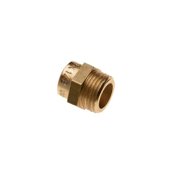 Puntstuk Bonfix cap.xbu. 22x3/4"BSP CuZn