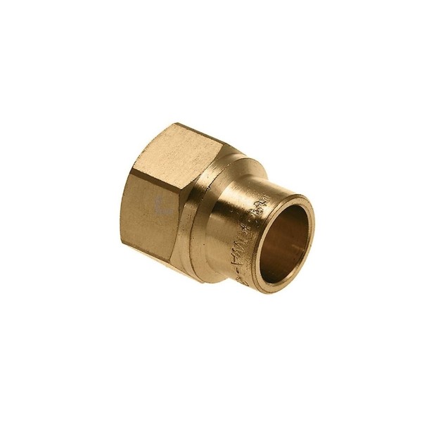 Schroefbus Bonfix cap.xbi. 42x1.1/2"BSP CuZn