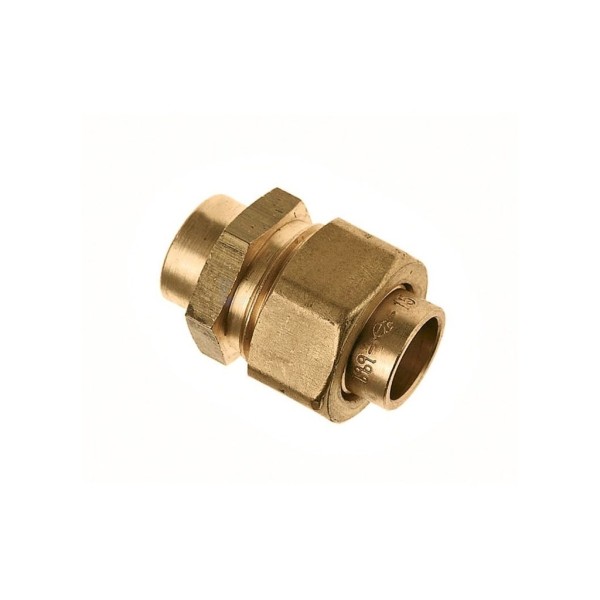 Soldeerkoppeling Bonfix cap.xcap. 15x15mm CuZn 2-dlg tbv gas
