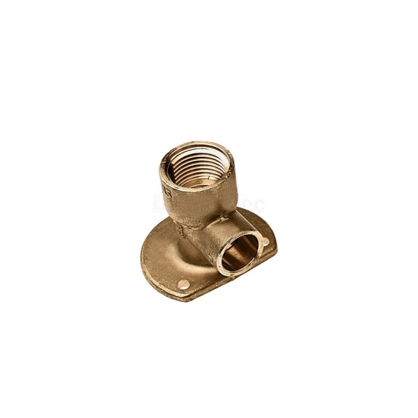 Muurplaat Bonfix cap.xbi. 15x1/2"BSP CuZn h=45mm