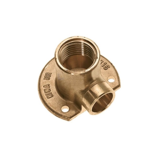 Muurplaat Bonfix cap.xbi. 22x3/4"BSP CuZn h=38mm