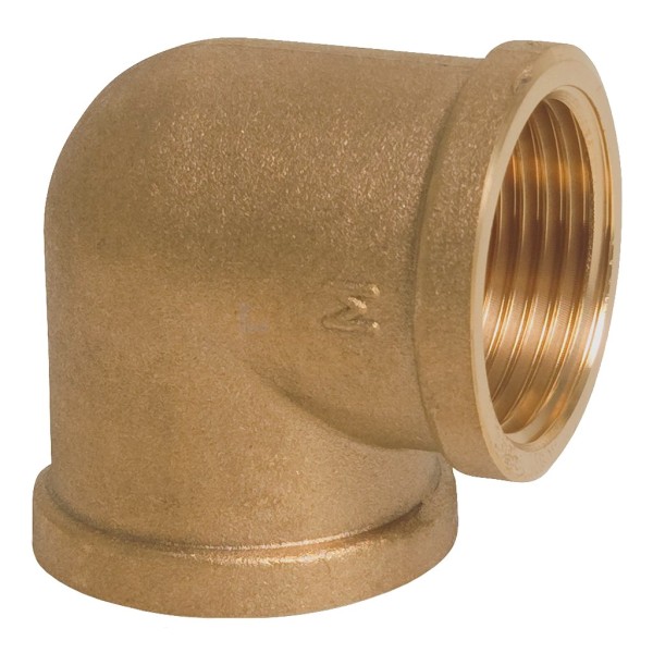 Knie bin.dr.xbin.dr. 1/4"x1/4" CuZn