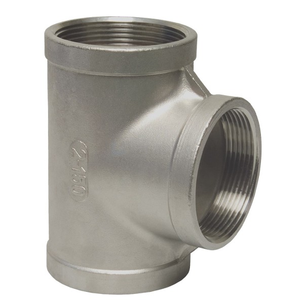 T-stuk 130-3xbi.dr. 1/8"x1/8"x1/8" rvs316