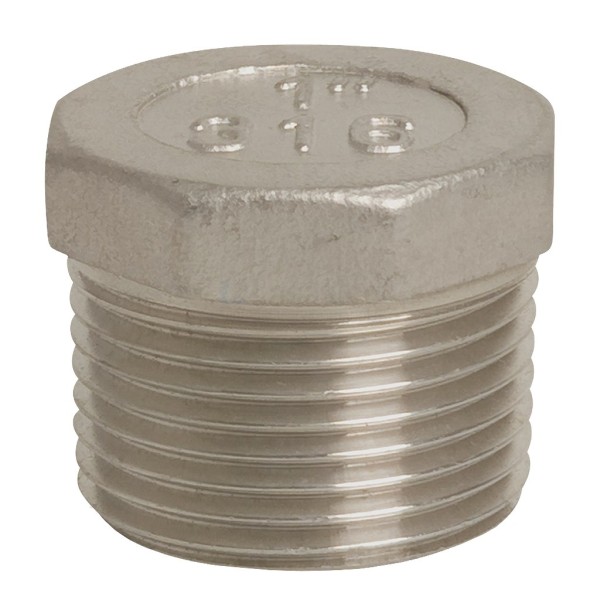 Plug 290 3/4" RVS-316 bui.dr.