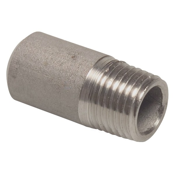 Lasnippel bu.dr. 1/4"x30mm rvs316 conisch