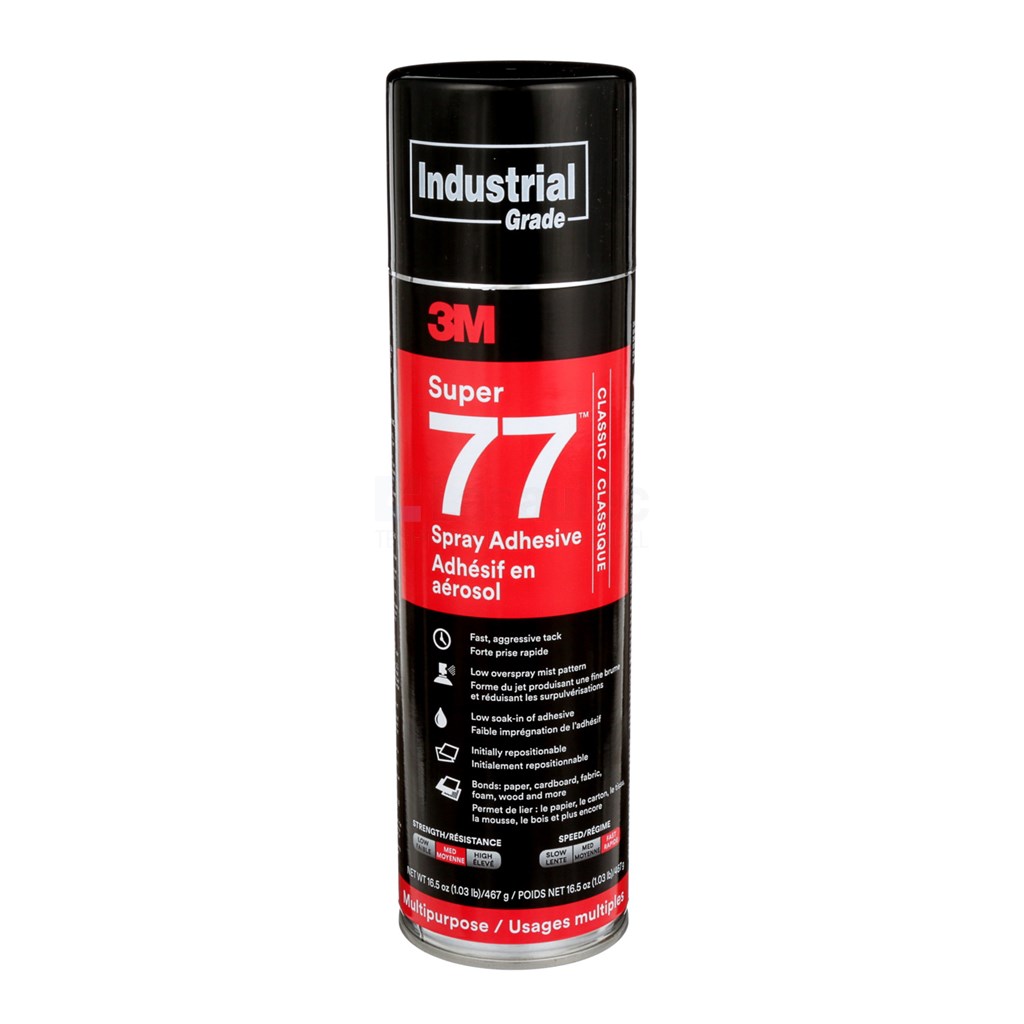Lijmspray 3M LS77 400ml tbv schuim en textiel