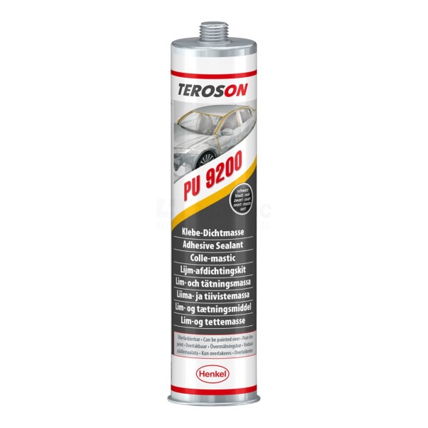 Lijmkit Teroson 9200 PU 310ml zwart