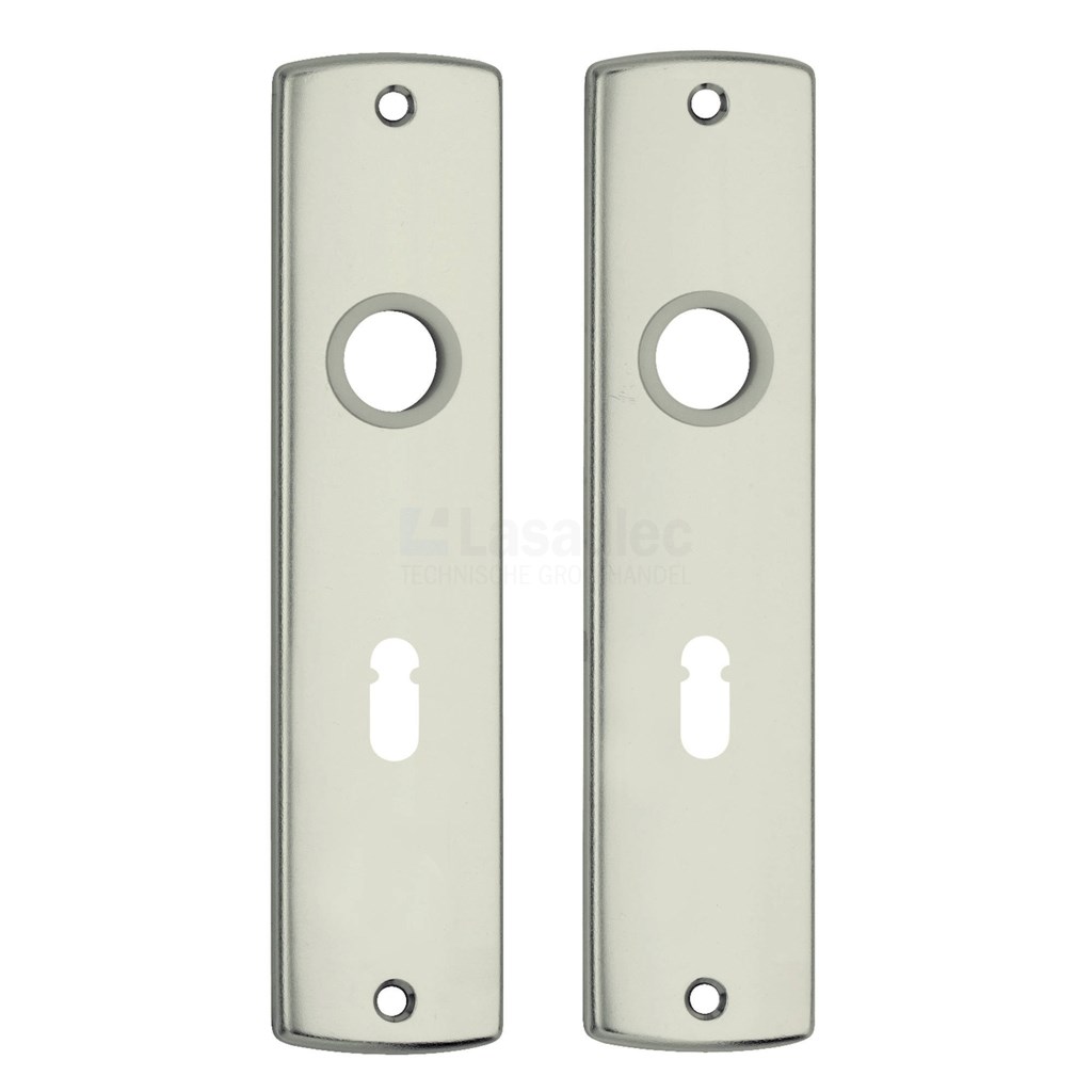 Deurschild Axa 6350-20-92 PC.55 180x41mm F2 alu. geanod