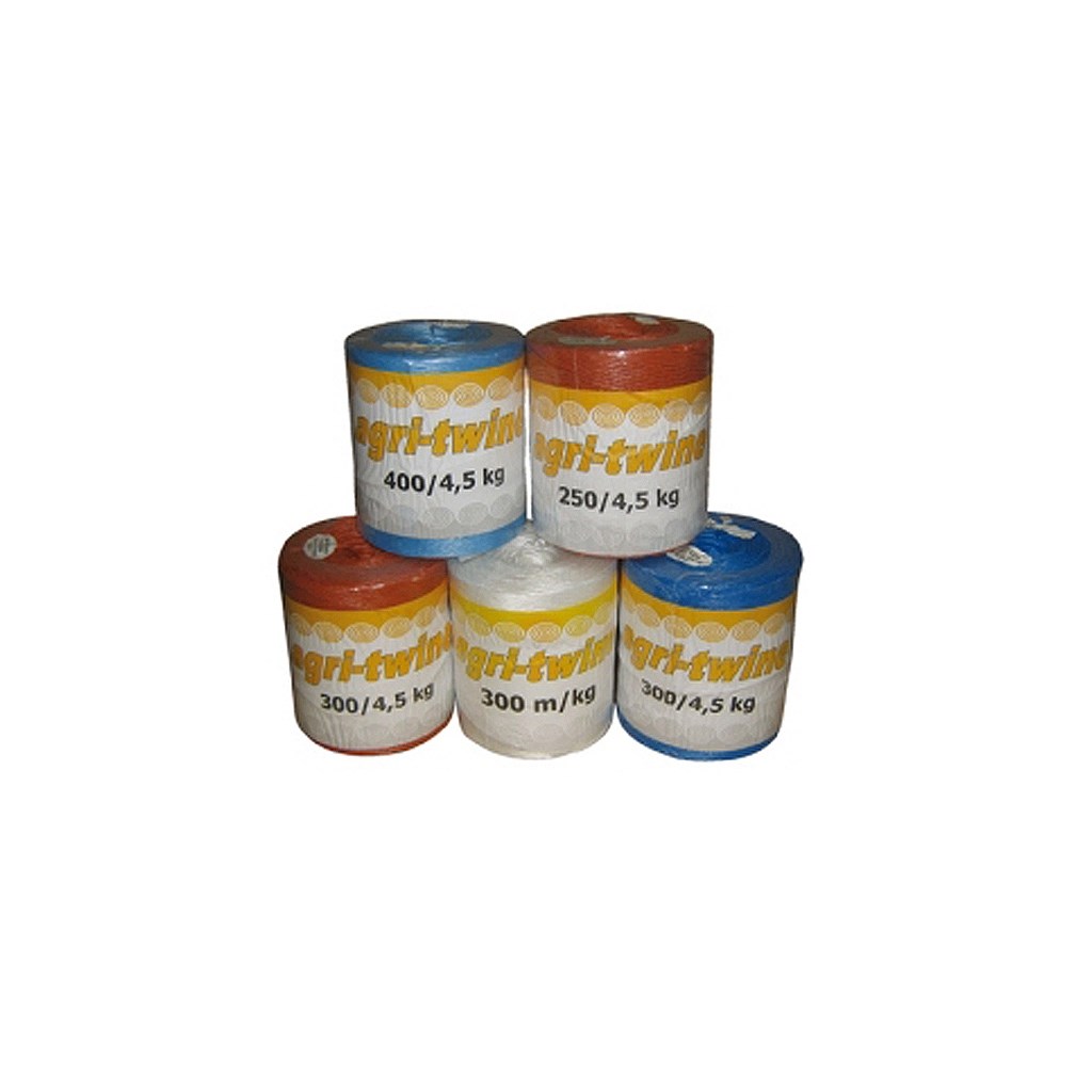 Paktouw Agri-Twine 400/9 zwart PP 2x baal a 4,5kg