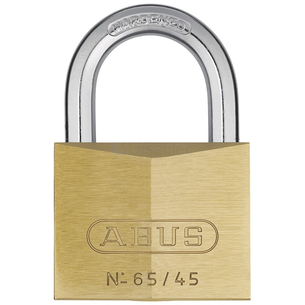Hangslot Abus KA-454 65/45 CuZn vpe=6st