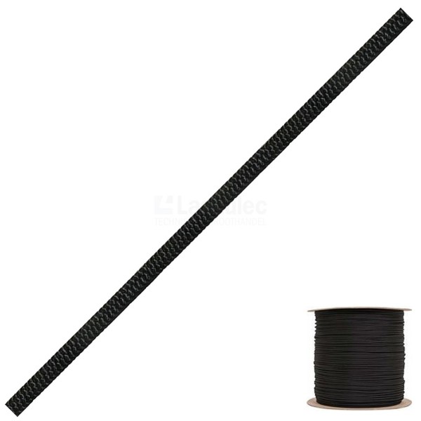 Touw Beal EN564 cordelettes 6mm zwart rol a120m
