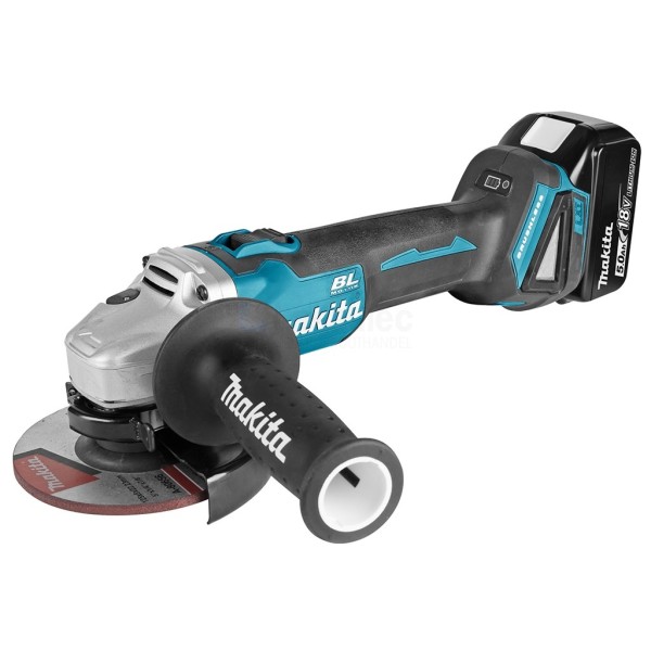 Slijpmachine Makita DGA504RTJ 18V-5Ah 125mm haaks M-box