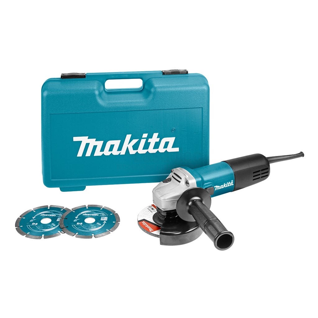 Slijpmachine Makita 9558HNRGK2 125mm 840W haaks koffer