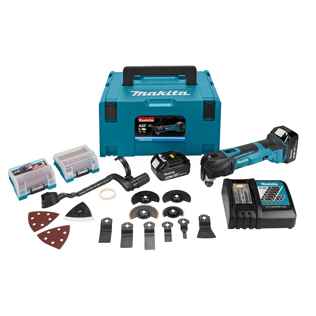 Multimachine Makita DTM51RTJX3 18V-5Ah m. acc. M-box