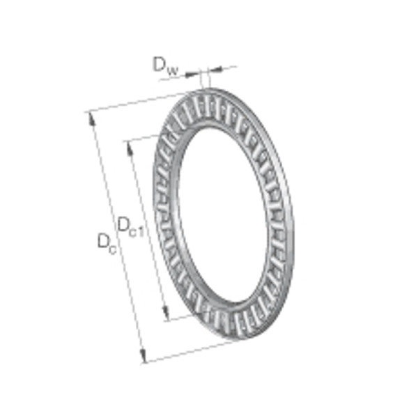 Naaldlagers NBS AXK1528