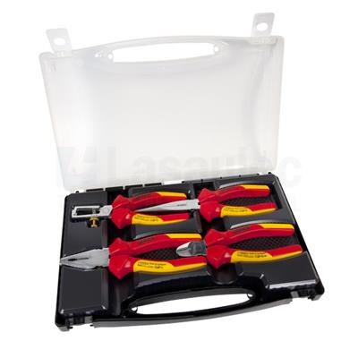 Tangenset 4Tecx VDE 4-delig in koffer