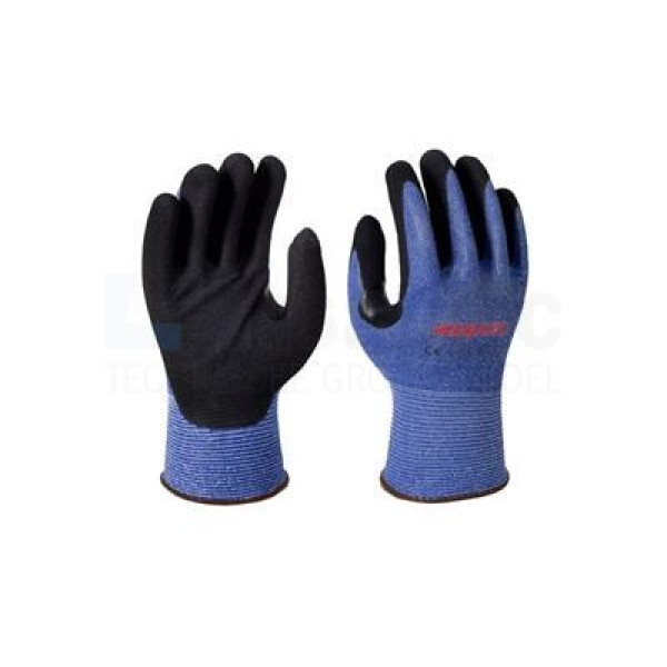 Handschoen 4Tecx snijbest. kl5/c maat 10 nitrile foam