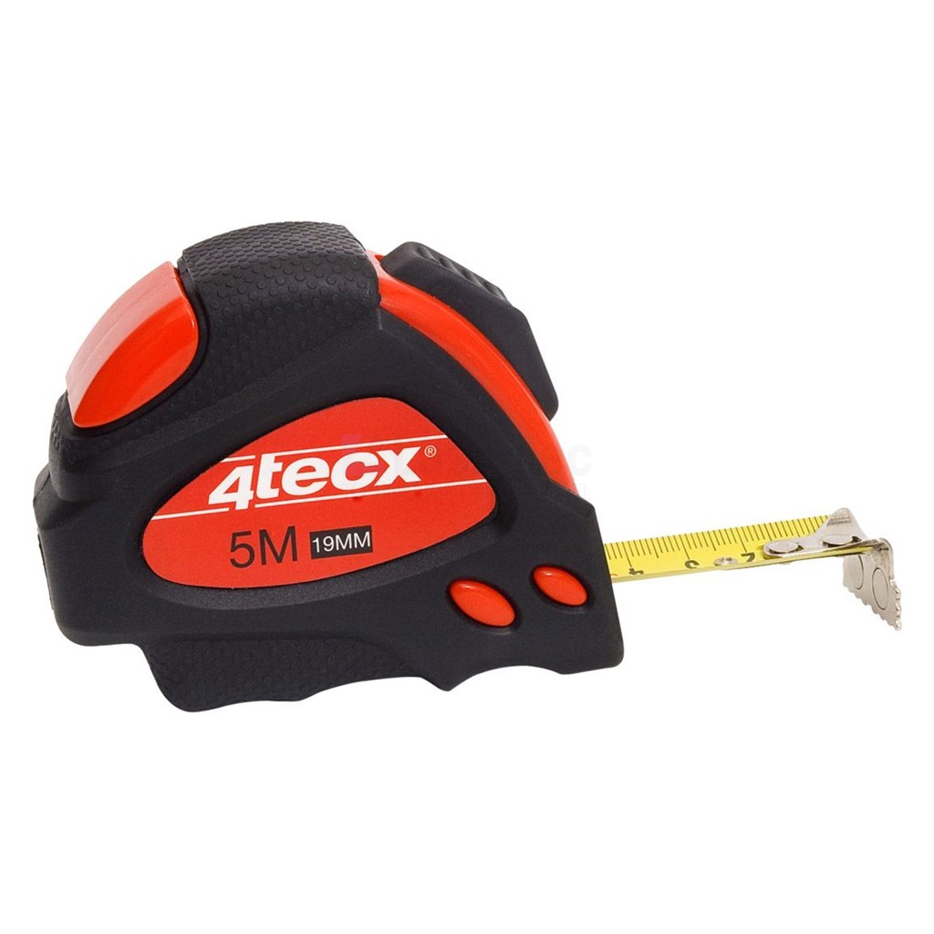 Rolbandmaat 4Tecx Autolock magn. 5mx19mm