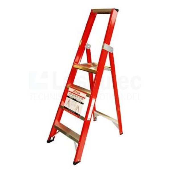Trap 4Tecx enkel oploopbaar 1x5 aluminium