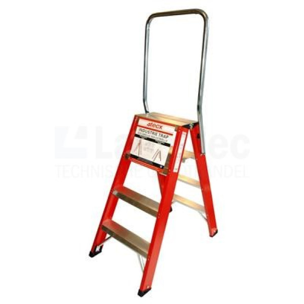 Trap 4Tecx dubbel oploopbaar 2x5 aluminium met beugel