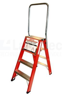 Trap 4Tecx dubbel oploopbaar 2x5 aluminium met beugel