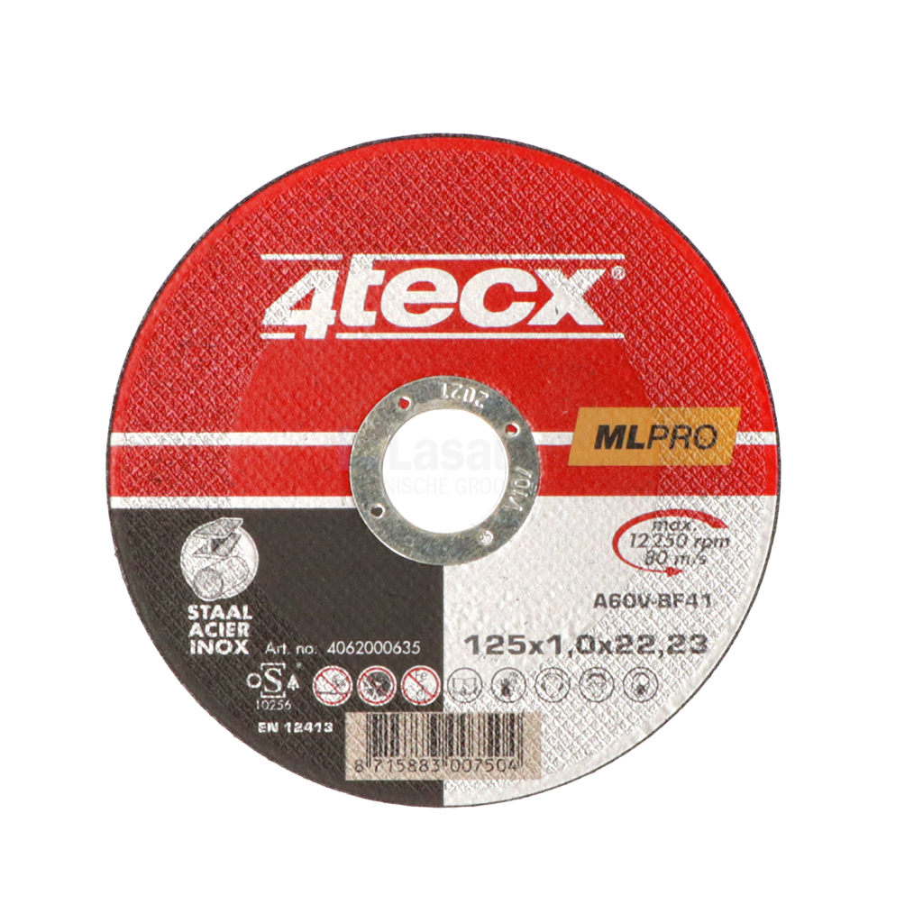 Doorslijpschijf 4Tecx A60V BF41 115x1,0x22,2