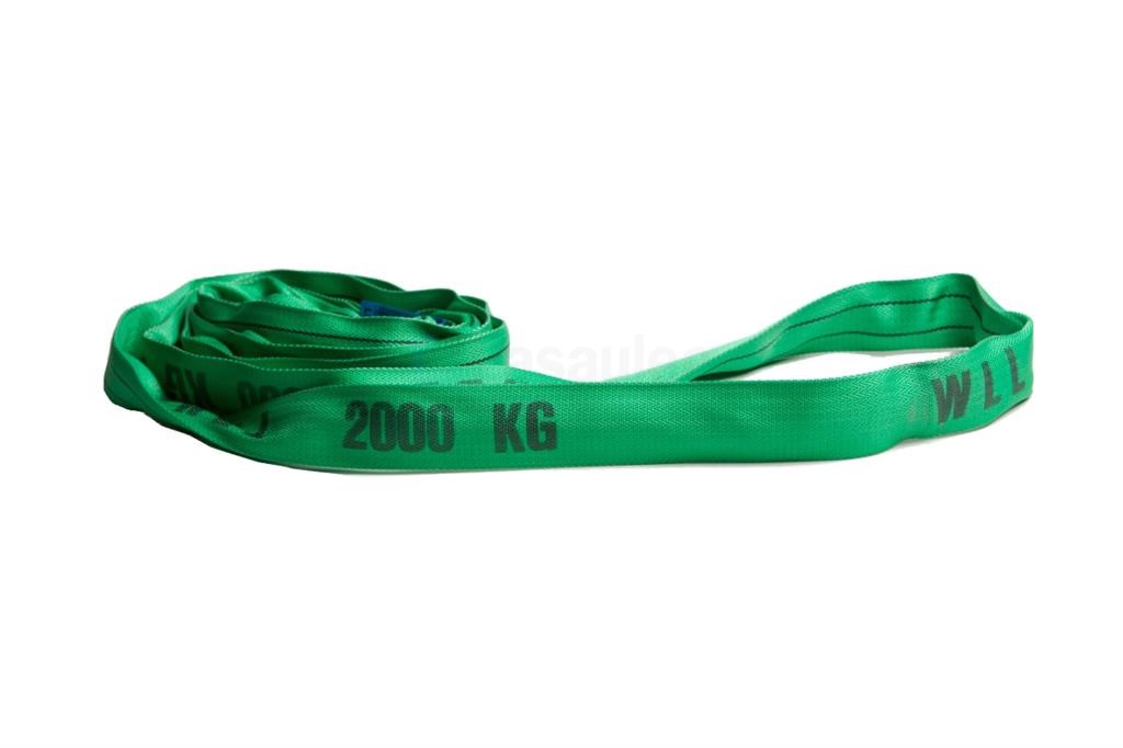 Rondstrop 4Tecx 1m wl/2m omtr. 2000kg groen