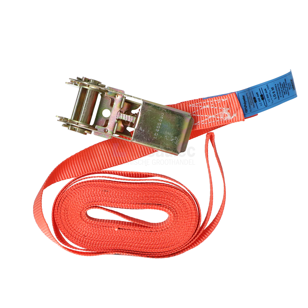 Spandband+ratel 4Tecx eindloos 7m 25mm 1500kg
